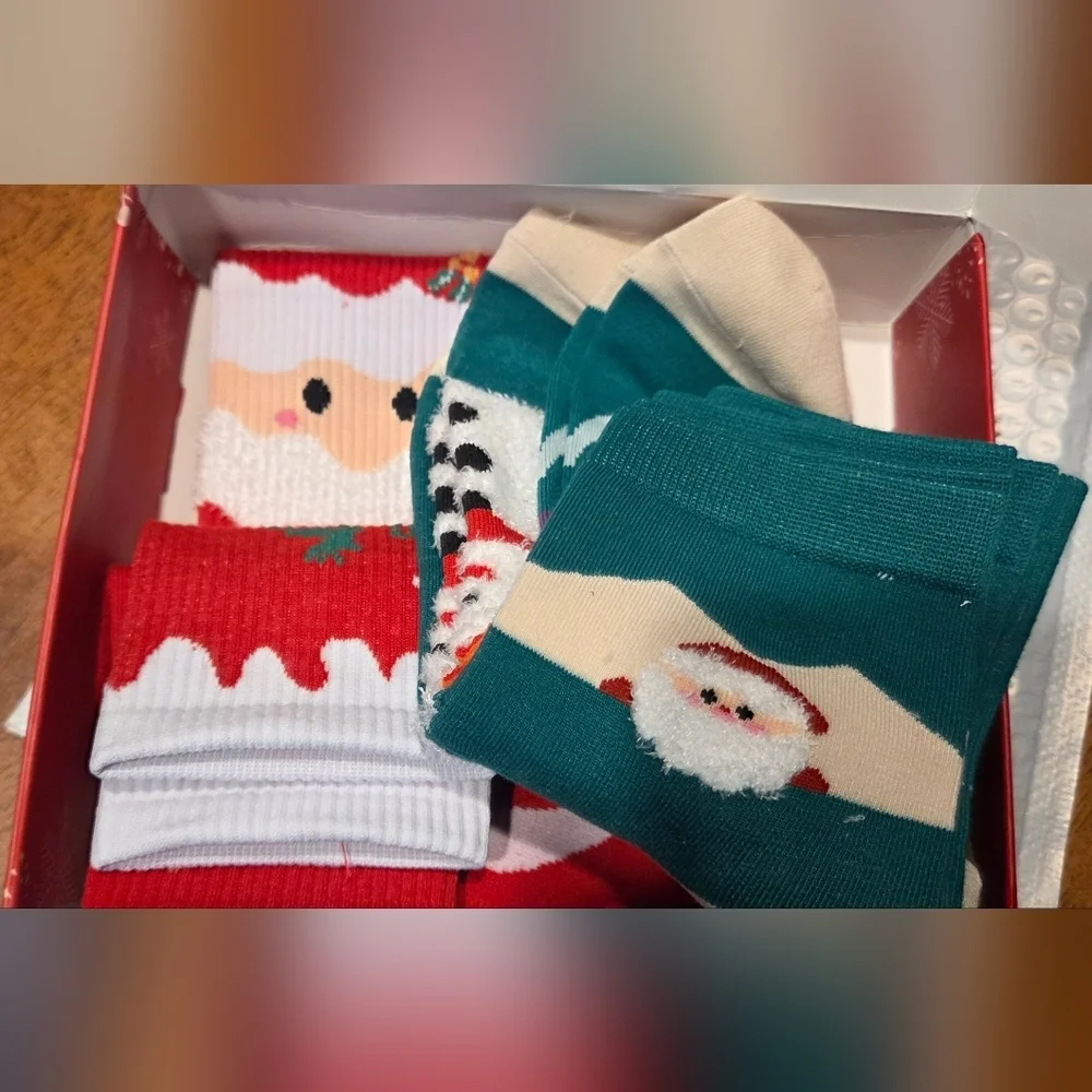 6 Pairs ofChristmas Socks for Kids Boys Girls